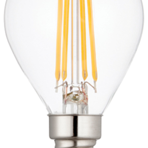 Lamp, LED E14 Filament, Golf Ball Shape Dimmable
