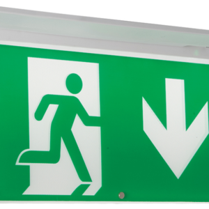 Exit Sign LED Daylight 4-In-1