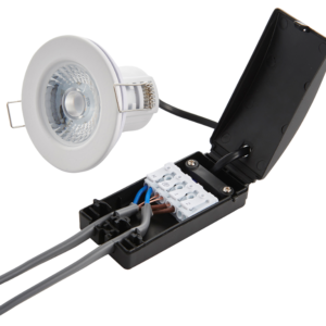 Downlight, Recessed Fixed Warm White LED, Fire Rated Dimmable Bathroom IP65