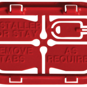 Hager Cable Entry Section, Consumer Unit Insulated Pk=5