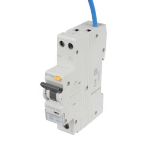 CU1RCBO16B Scolmore Click Elucian 16A Single Pole 1 Module B Curve 6kA 30mA Type A RCBO