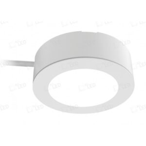 ACL240WH/CCT CHANGEABLE UNDERCABINET ROUND LIGHT SURFACE/RECESSED POLAR WHITE
