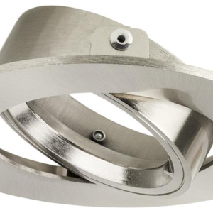 Adjustable Satin Nickel 102mm Aluminium Lock-Ring Bezel for EN-DLM982X