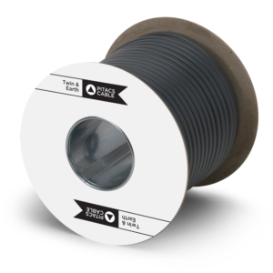 Pitacs 6242Y Grey 1.0mm² Twin & Earth Cable 50m Drum