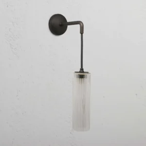 Corston Claremont Small Hanging Wall Light Fluted Glass