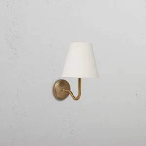 Corston Malvern Small Wall Light Alabaster White