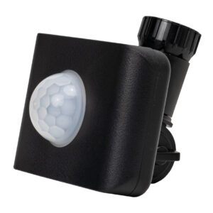 ALL LED Carbon Black IP65 PIR Sensor With Q-Nex Plug & Play Technology