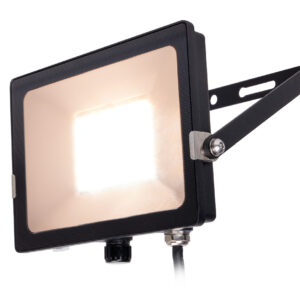 Osprey 30W Carbon Black IP65 CCT Selectable Flood Light With Q-Nex Plug And Play Technology