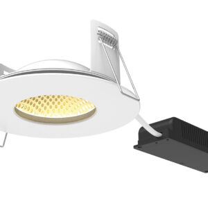 ALL LED Polaris 8W IP65 Dim-To-Warm LED Fire Rated Downlight