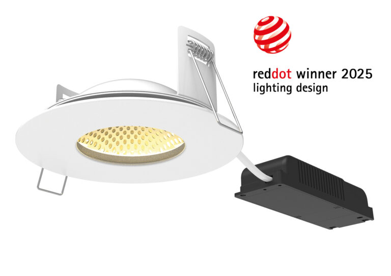 ALL LED Polaris 8W IP65 Dim-To-Warm LED Fire Rated Downlight